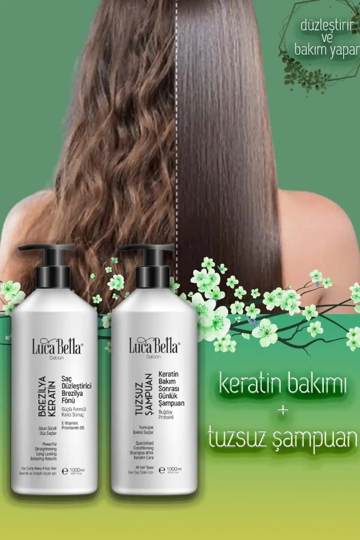 Luca Bella Saç Düzleştirici Keratin Bakımı ve Paraben İçermeyen Şampuan Seti İncelemesi