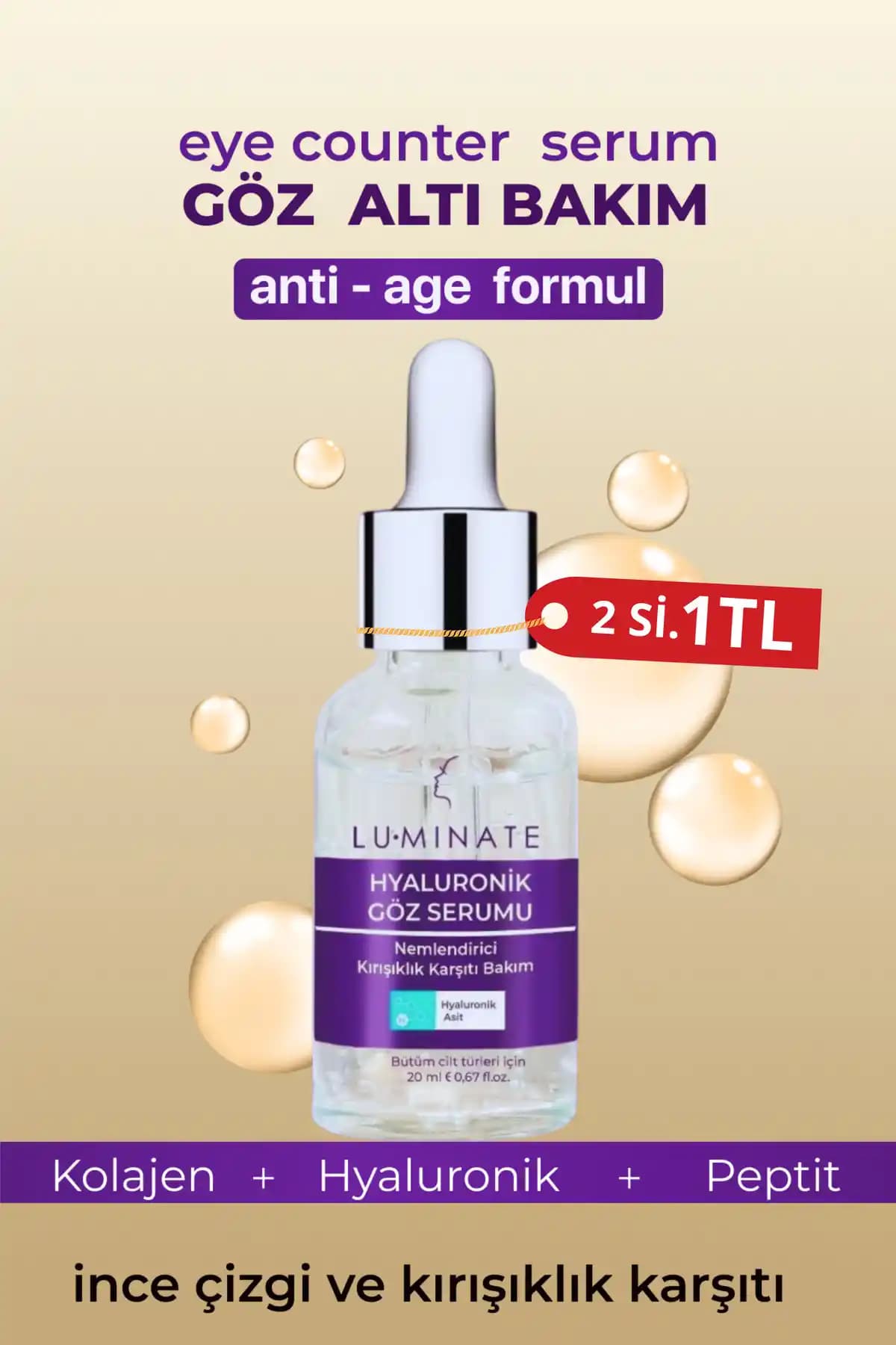 Luminate Göz Altı Serumu: Nemlendirici ve Yenileyici Özellikleriyle Göz Çevresi Bakımı