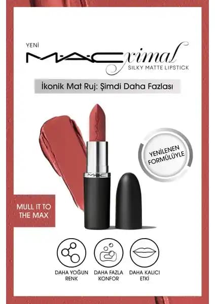 MAC Ximal Silky Matte Dudak Rujları: Renkli, Bakımlı ve Sürdürülebilir Dudaklar İçin