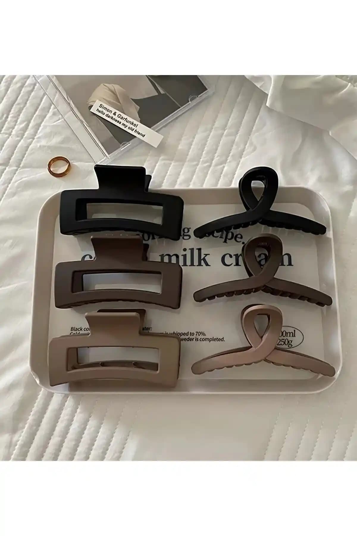 Monalisa Kadın İkili Model Siyah Kahverengi Tonlar 6'lı Set: Şıklık ve Dayanıklılık Bir Arada