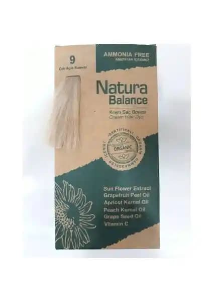 Natura Balance Çok Açık Kumral 9 Saç Boyası: Doğal ve Kalıcı Renk Sağlayan Ürün