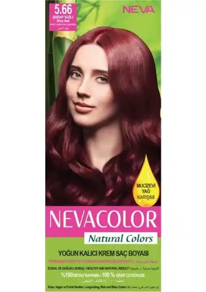 Nevacolor Natural Colors 5.66 Şarap Kızılı Kalıcı ve Canlı Saç Boyası Özellikleri ve Kullanım Rehberi