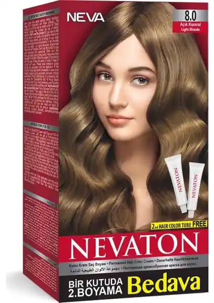 Nevaton Set Boya 8.0 ile doğal ve kalıcı saç renkleri sağlayan gelişmiş formül