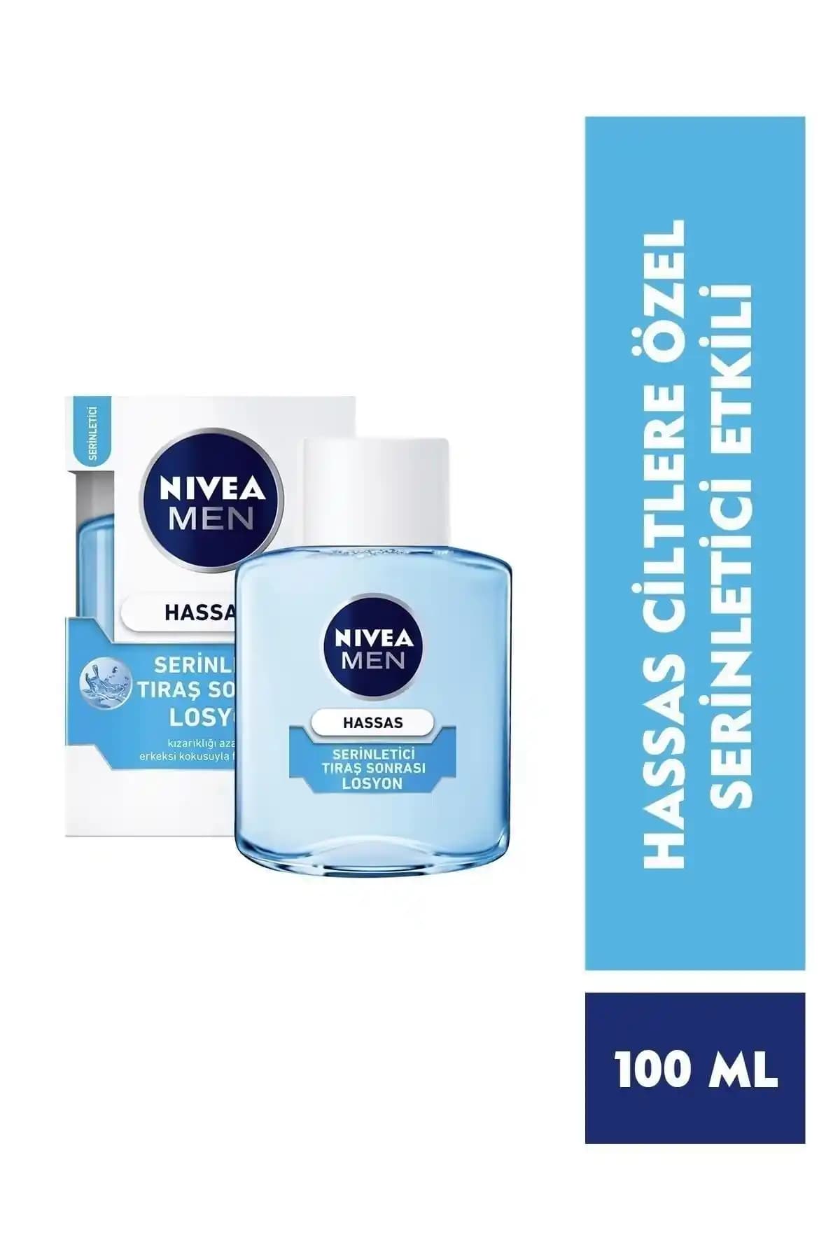 NIVEA Men Hassas Serinletici Tıraş Sonrası Losyonu: Hassas Ciltler İçin Etkili Nemlendirici ve Rahatlatıcı Çözüm