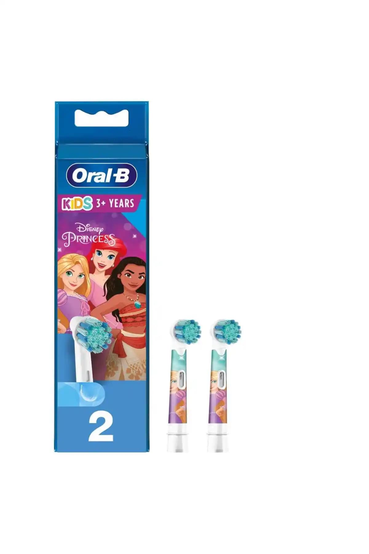 Oral-B Çocuklar İçin Yedek Başlık Extra Yumuşak Prenses Temasıyla Güvenli Diş Temizliği