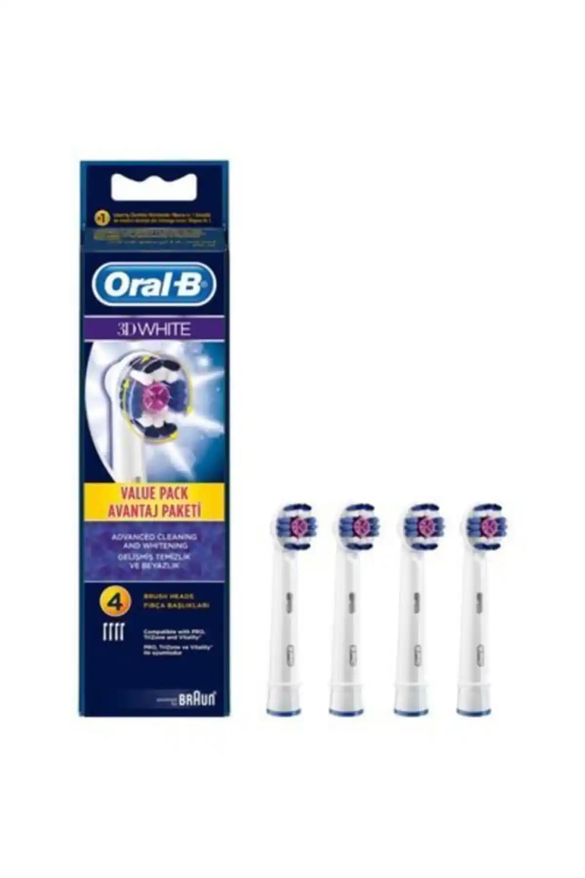 Oral-B Dörtlü Yedek Başlık 3D White: Diş Temizliği ve Beyazlatmada Yenilikçi Çözüm