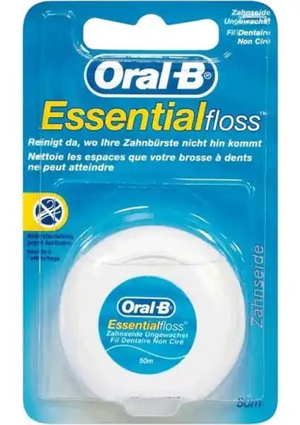 Oral-B Essential Floss Diş İpi: Uzun Ömürlü, Güvenilir ve Hassas Kullanıcılar İçin Uygun