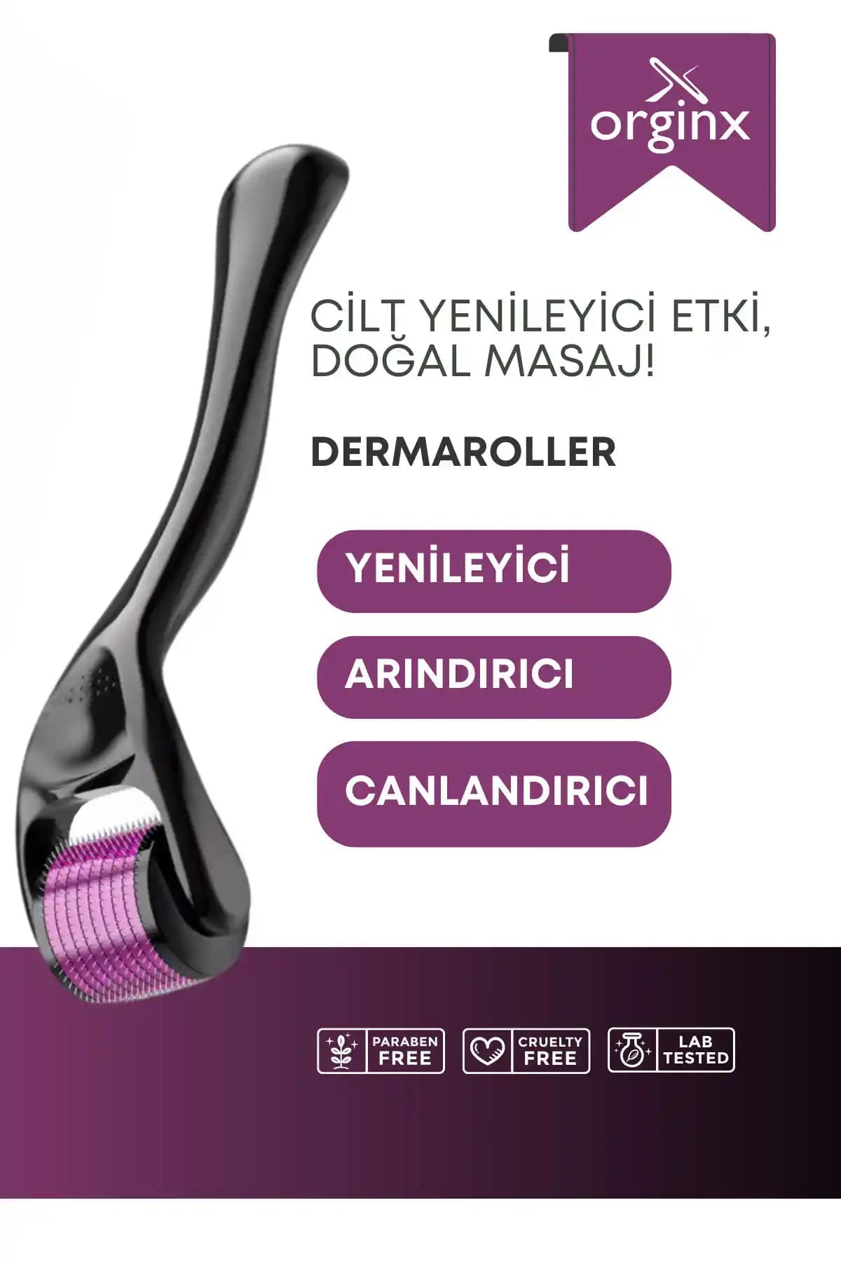 Orginx Titanyum Uçlu 540 Iğneli Derma Roller ile Cilt Yenileme ve Gençleştirme Çözümleri