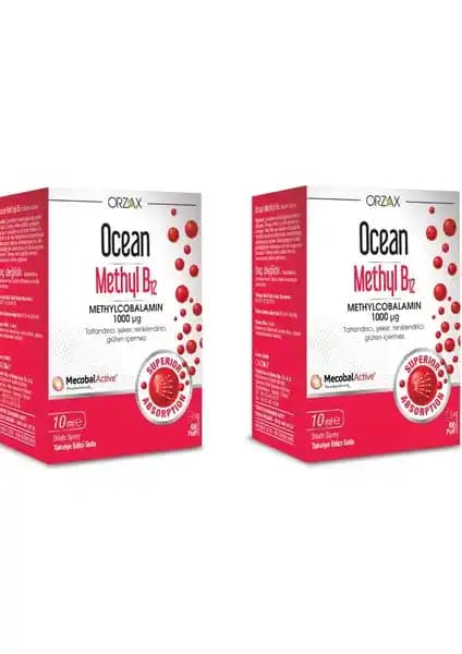 Orzax Ocean Methyl B12 1000MG Dil Altı Sprey: Hızlı Emilim ve Enerji Destekleyici Özellikler