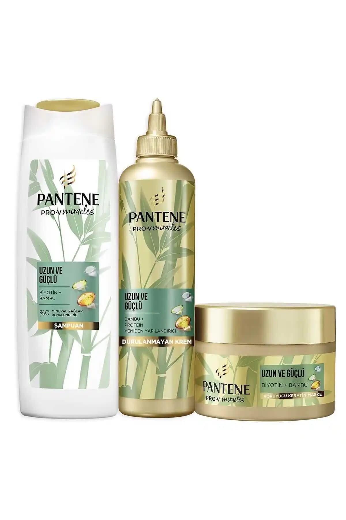 Pantene Uzun ve Güçlü Saçlar İçin Bambu ve Protein İçerikli Bakım Seti Tanıtımı