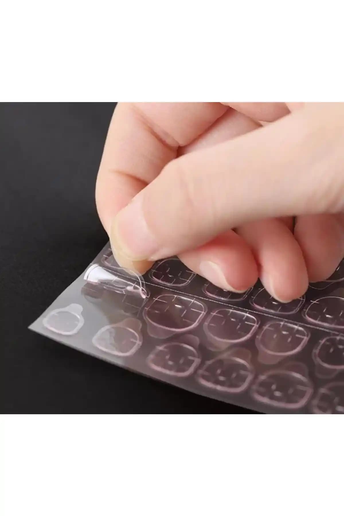 PERADİ 72 Adet Tak Çıkar Sticker Yapıskan ile Pratik ve Renkli Tırnak Süsleme Çözümü