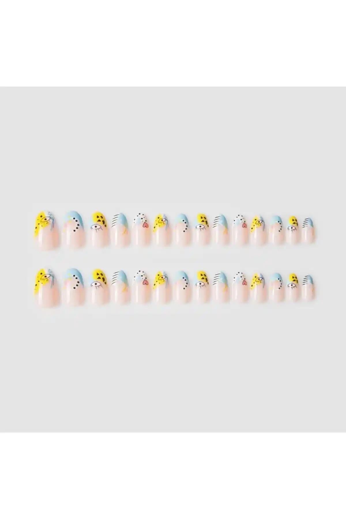 POP Beauty Takma Tırnak Seti ve Zararsız Yapıştırıcı ile Hızlı ve Şık Tırnak Uygulaması