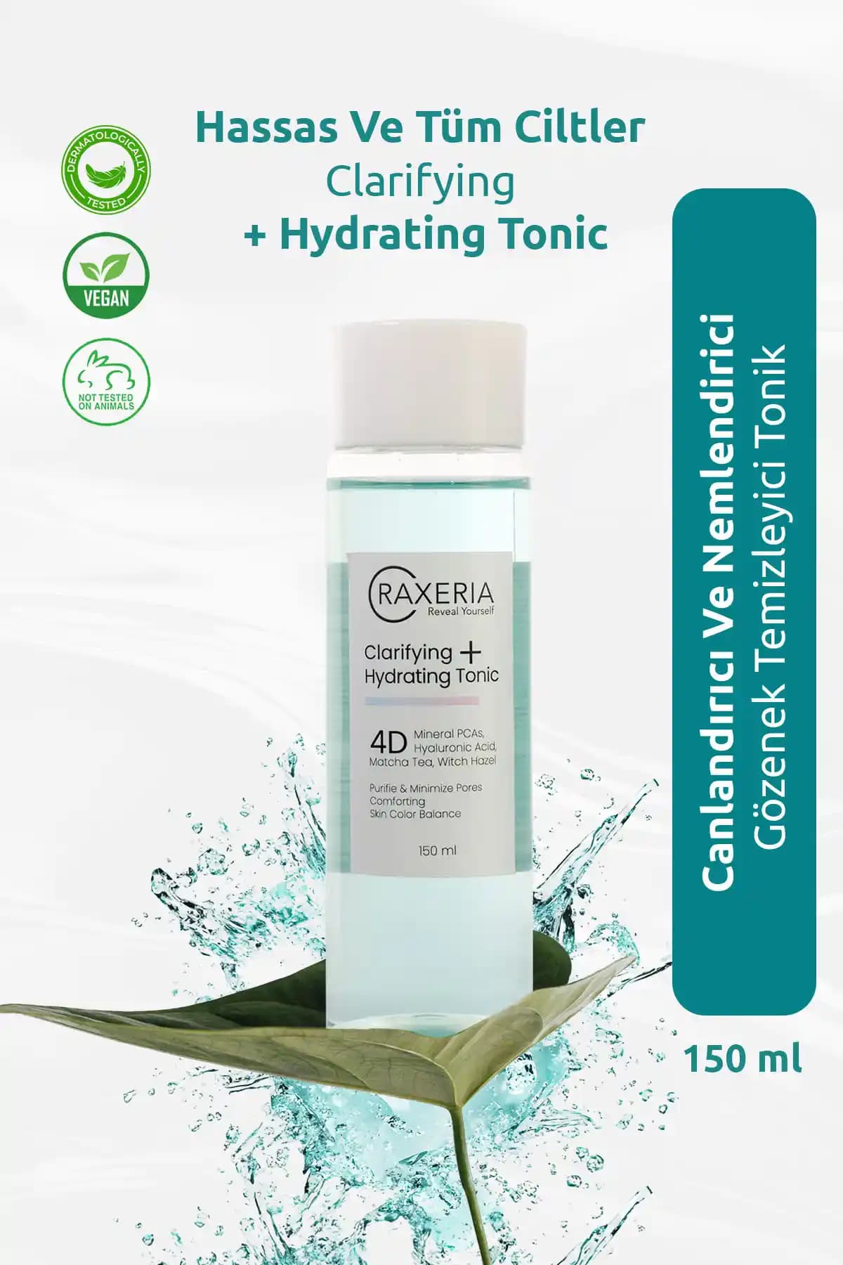 Raxeria Gözenek Temizleyici ve Nemlendirici Tonik Cilt Bakımında Yeni Bir Dönem