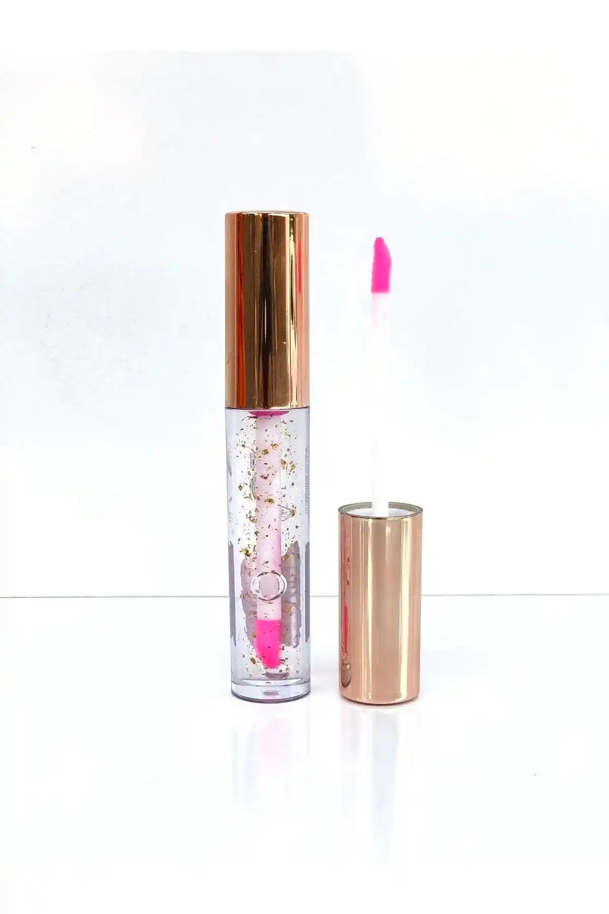 Roesıa Rose Simli Dudak Parlatıcı ve Lip Gloss ile Doğal Parlaklık Sağlayın