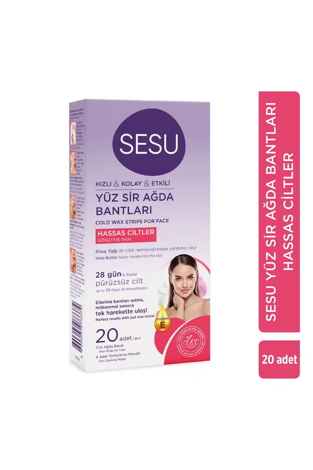 Sesu Hassas Cilt Yüz Ağda Bandı: Pratik ve Güvenilir Tüy Alma Çözümü