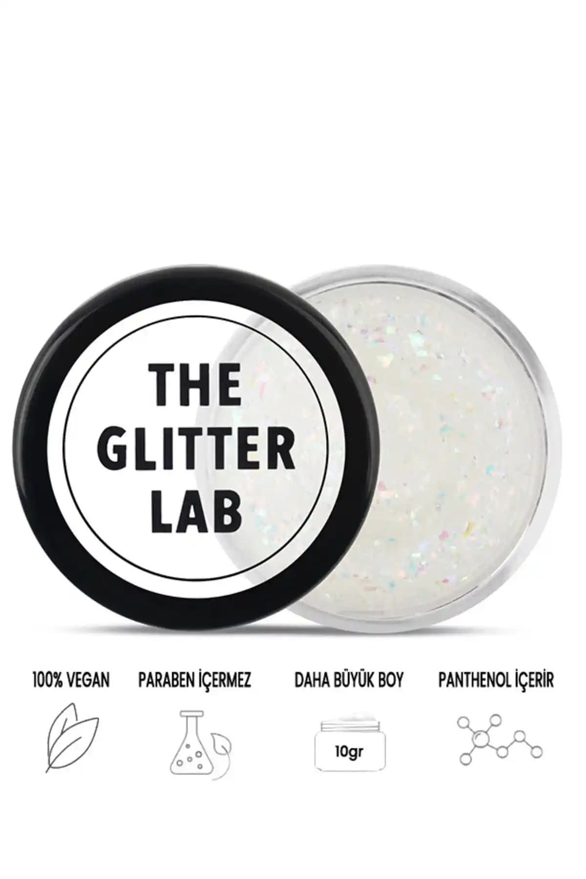 The Glitter Lab Jel Formlu Parlak Glitter Paradise Renkli Çok Yönlü Kullanım İçin