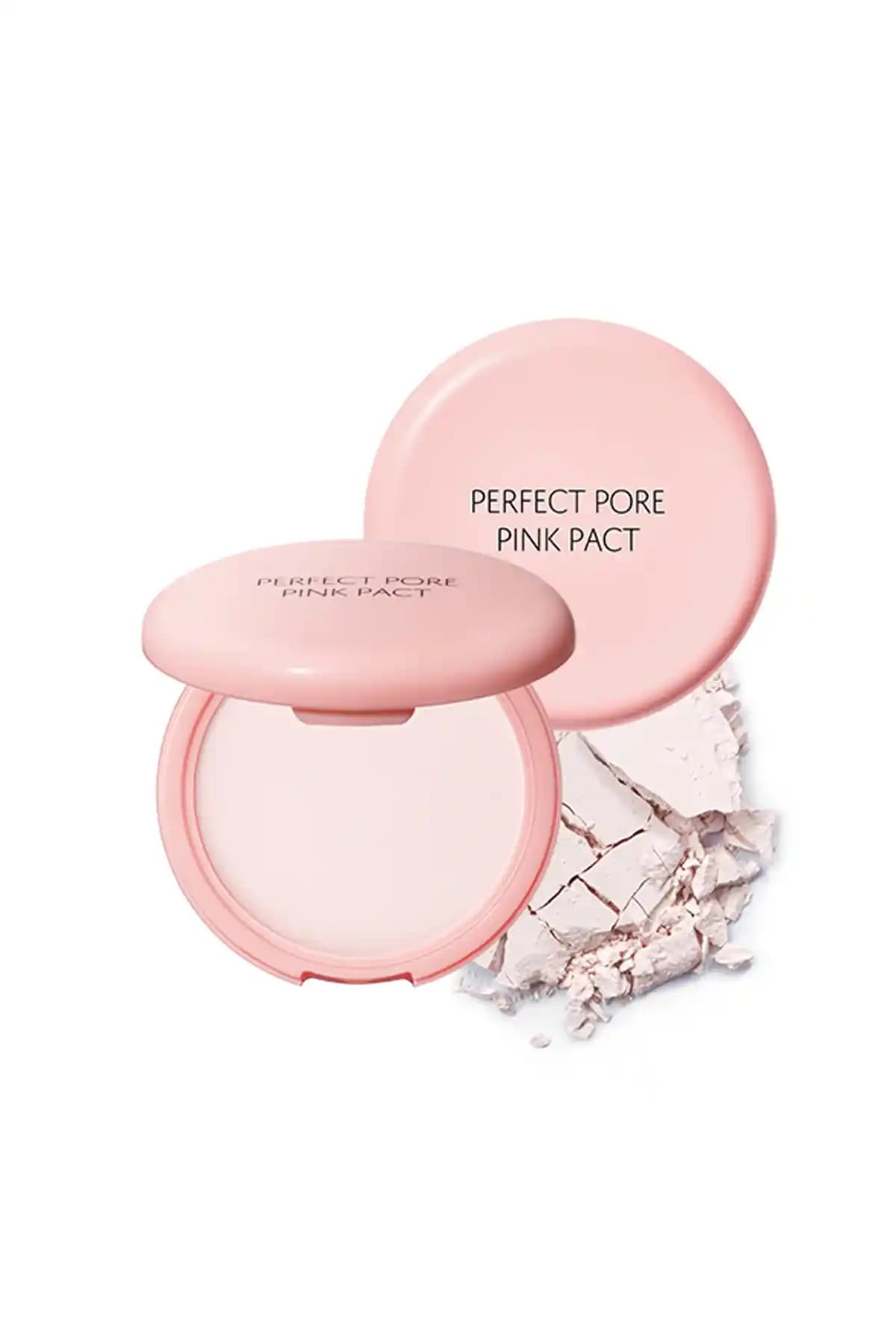 The Saem Pembe Transparan Pudra Gözenekleri Kapatır ve Cilt Matlığı Sağlar