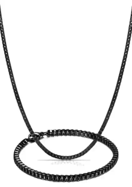 Trend Collection Erkek Siyah Bileklik ve Kolye Zincir Seti Detaylı İnceleme ve Kullanıcı Yorumları