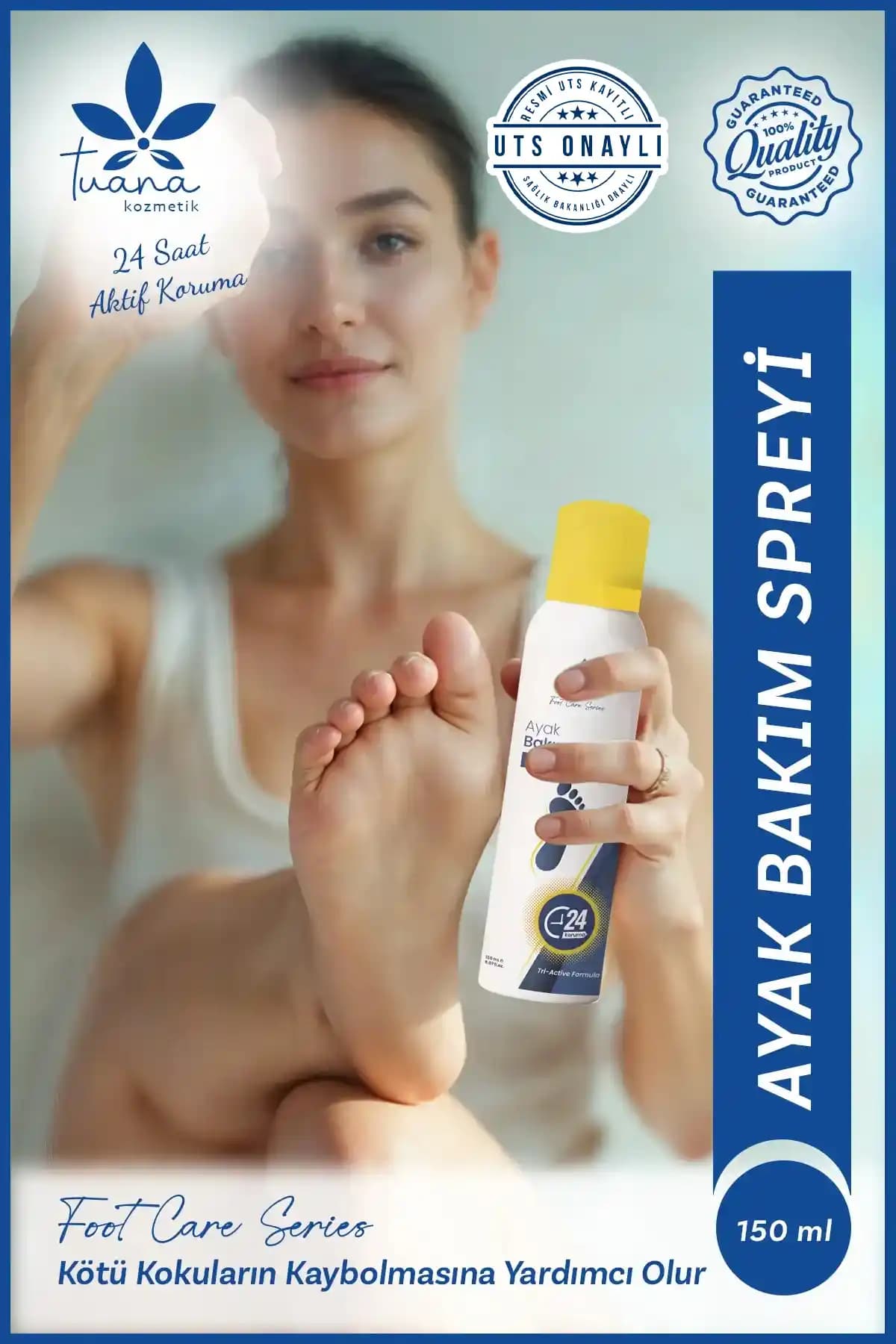 Tuana Kozmetik Ayak Bakım Spreyi: Sağlıklı ve Ferah Ayaklar İçin Pratik Çözüm