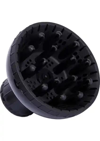 Vigo Profesyonel Kuaför Fönlerine Uygun Siyah Difüzör ile Saç Şekillendirme ve Kurutma