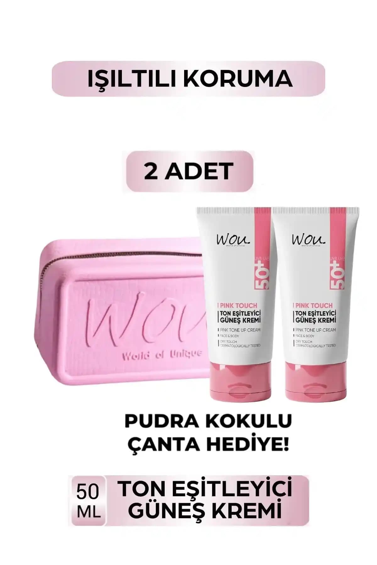 WOU World of Unique 2'li Ton Eşitleyici ve Aydınlatıcı Güneş Kremi İncelemesi ve Özellikleri