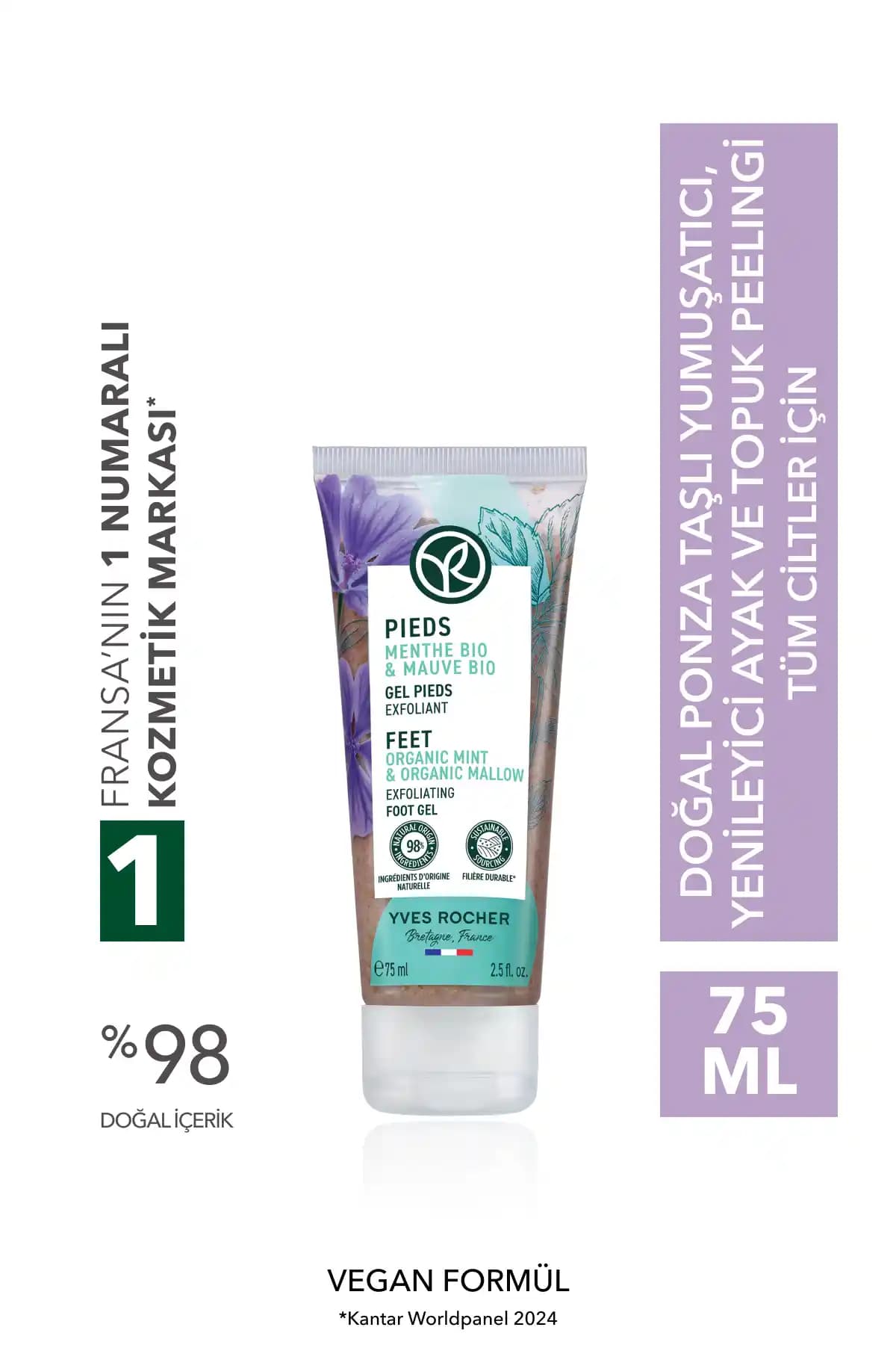 Yves Rocher Ayak ve Topuk Peelingi: Doğal İçeriklerle Yumuşak ve Yenilenmiş Ayaklar