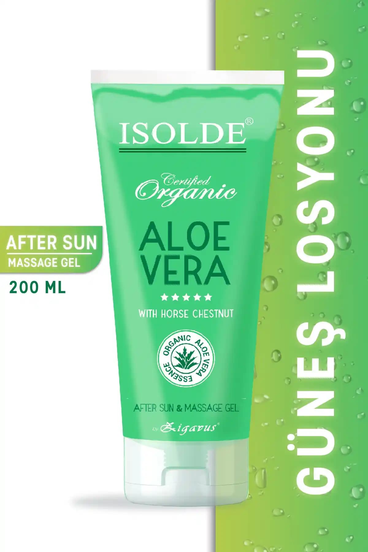 Zigavus Isolde Aloe Vera Ice Jel: Doğal ve Hafif Nemlendirici Cilt Bakım Ürünü