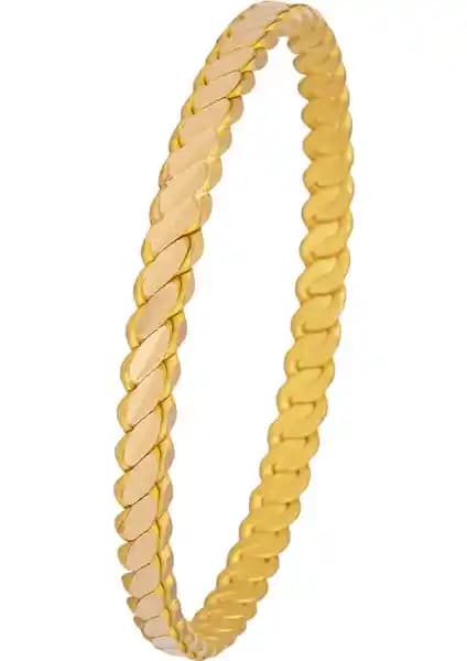 Ahlatcı 24 Gram 3'lü Burma 22 Ayar Altın Bilezik - Şıklık ve Dayanıklılık