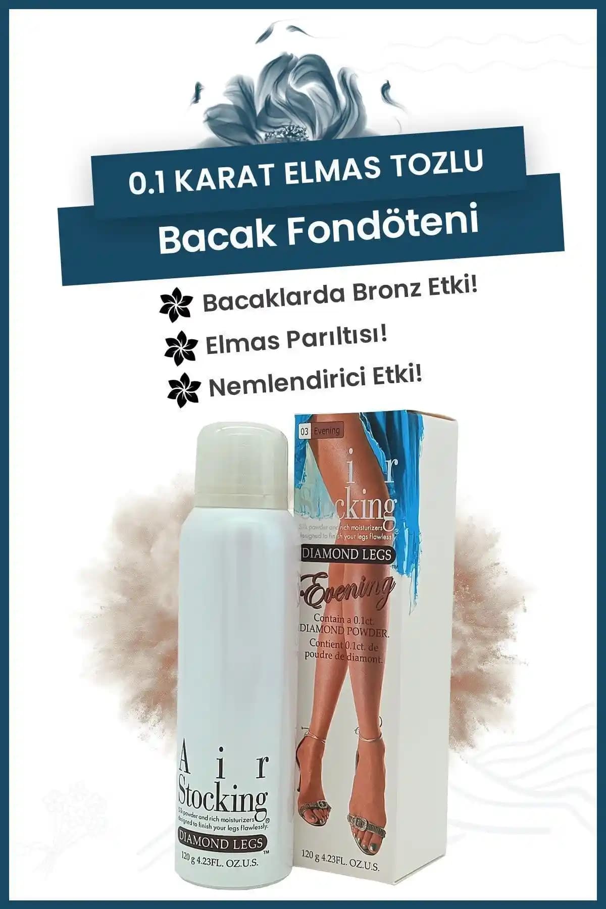 Air Stocking Premier Silk Vücut Sprey ile Doğal ve Parlak Cilt Görünümü Sağlama