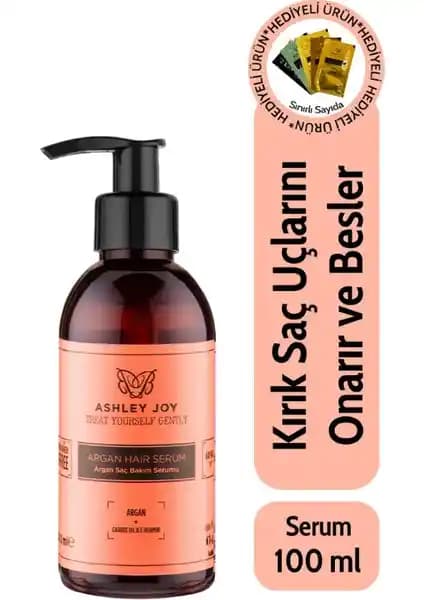 Ashley Joy Argan Yağı İçeren Saç Serumu Yıpranmış ve Kırık Uçlar İçin Etkili Bakım