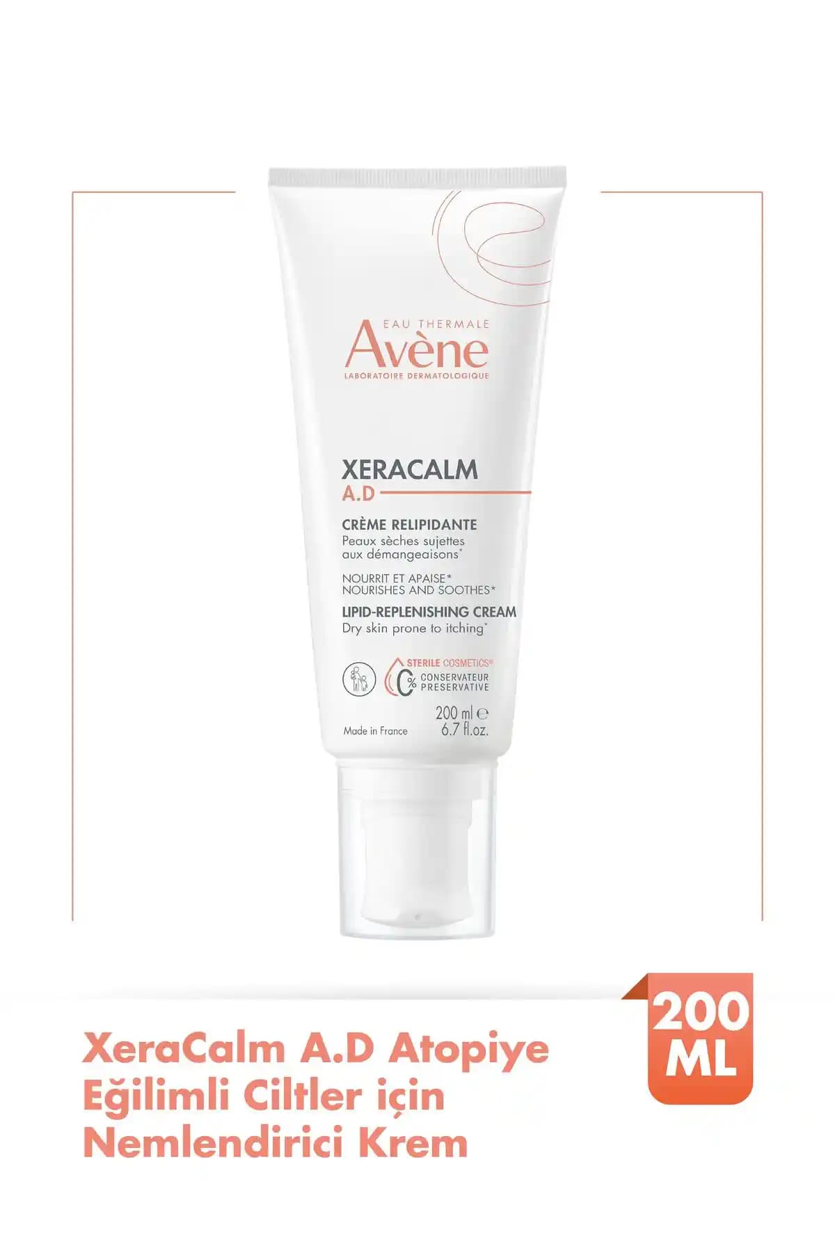 Avene XeraCalm A.D Lipid-Replenishing Creme: Hassas ve Kuru Ciltler İçin Güçlü Nemlendirme Çözümü
