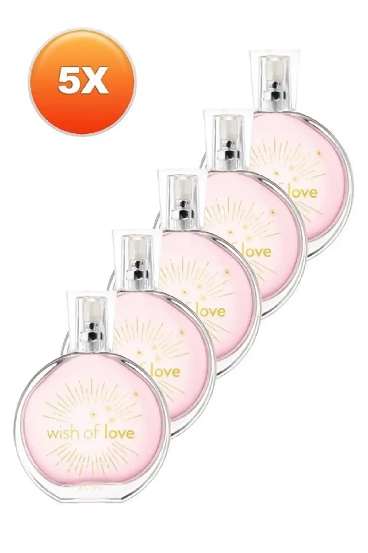 Avon Wish Of Love Kadın Parfüm Seti 50 ml 5'li Zarif ve Kalıcı Koku Deneyimi