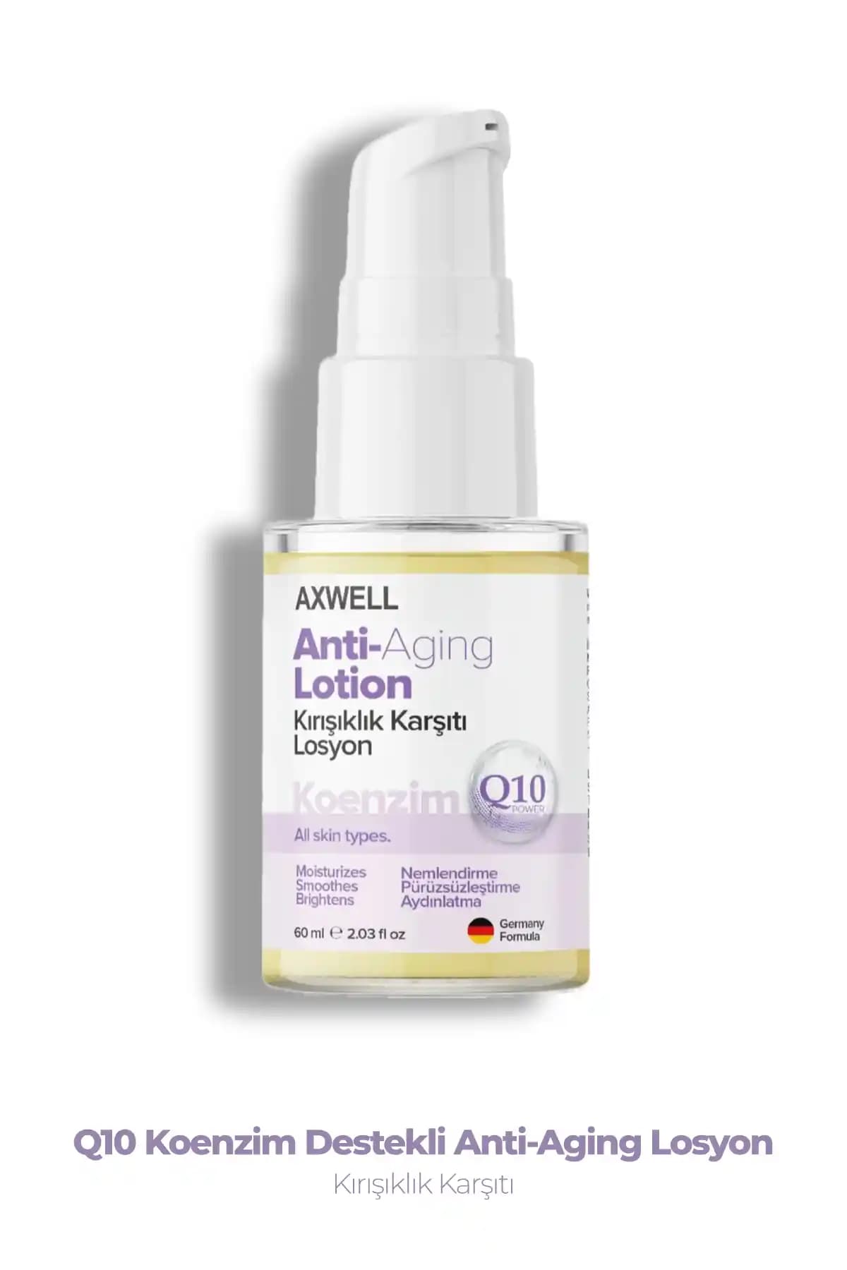 AXWELL Q10 Koenzim Destekli Anti-Aging Losyonu: Cilt Yenileme ve Gözle Görülen Etkiler