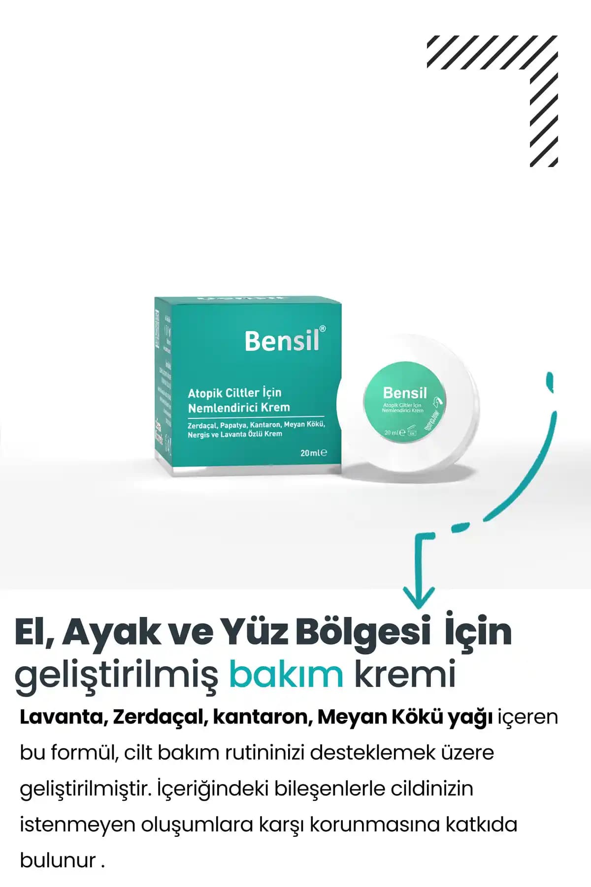 Bensil Atopik Ciltler İçin Nemlendirici Krem: Doğal ve Onarıcı Cilt Bakım Ürünü