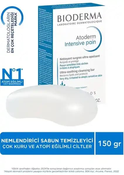 Bioderma Atoderm Intensive Pain: Kuru ve Atopi Eğilimli Ciltler İçin Güçlendirici Temizlik ve Nemlendirici Ürün