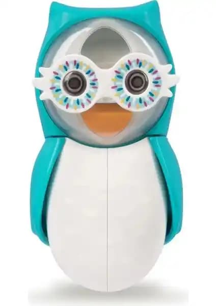 Çocuklar İçin Güvenli ve Eğlenceli Flipper Mavi Baykuş Diş Fırçası Kabı Özellikleri