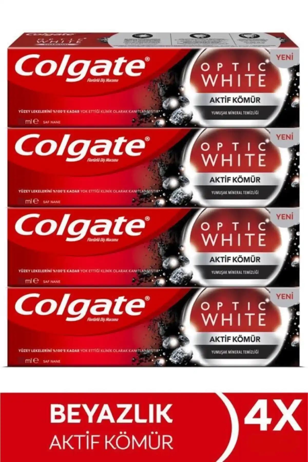 Colgate Optic White Aktif Kömür Yumuşak Mineral Temizliği Diş Macunu İncelemesi ve Kullanıcı Yorumları