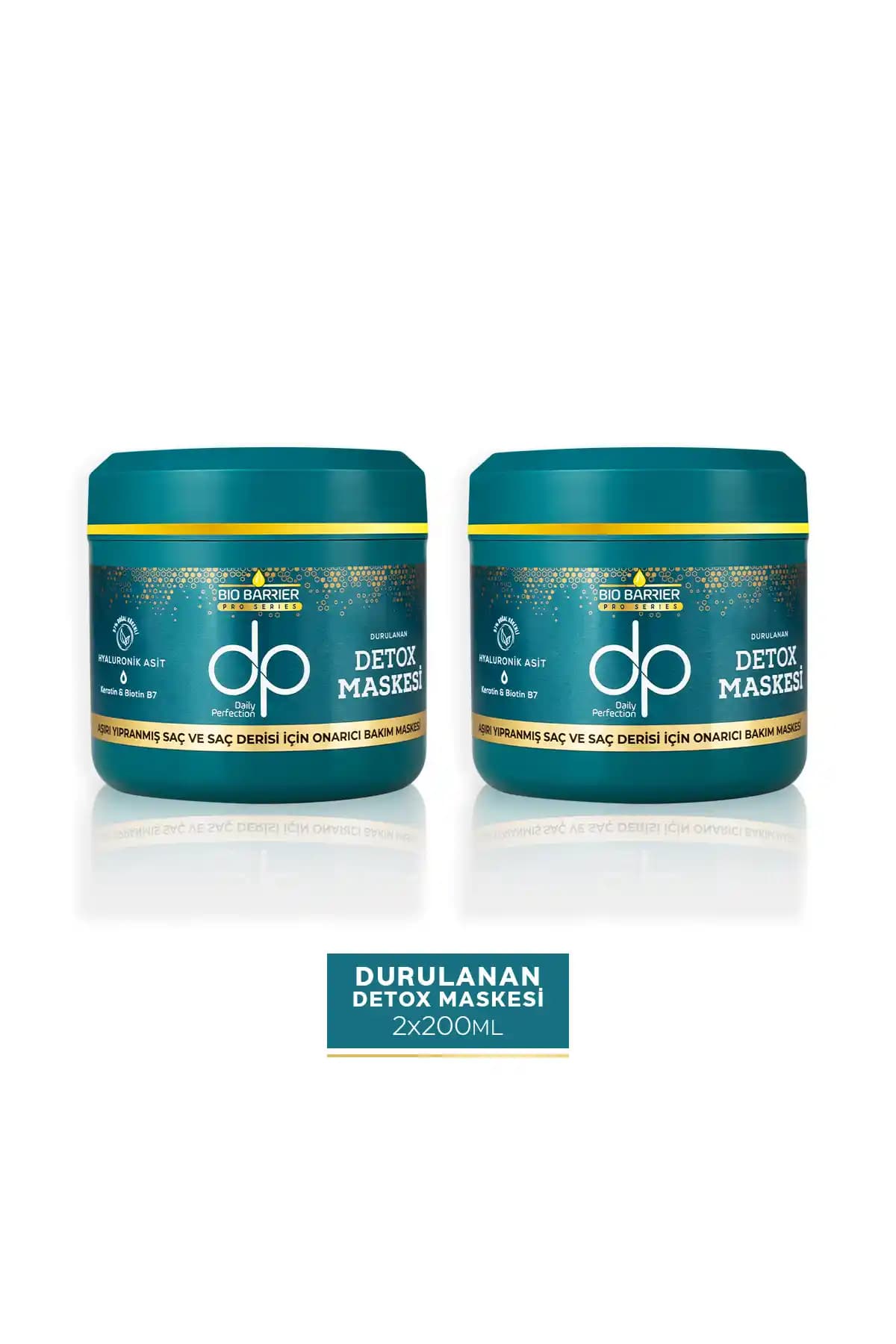 dp Daily Perfection Bio Barrier Durulanan Detox Maskesi ile Saçlarınızı Güçlendirin ve Canlandırın
