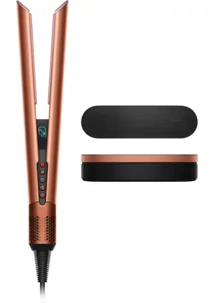 Dyson Airstrait™ Saç Düzleştirici Amber Silk: Çok Yönlü ve Güvenli Saç Şekillendirme Cihazı