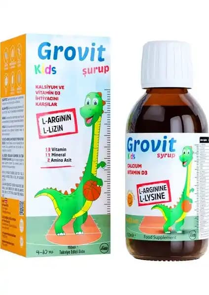 Ferr Grovit Kids Multivitamin Şurup 150 ml çocukların gelişimine destek sağlayan formül