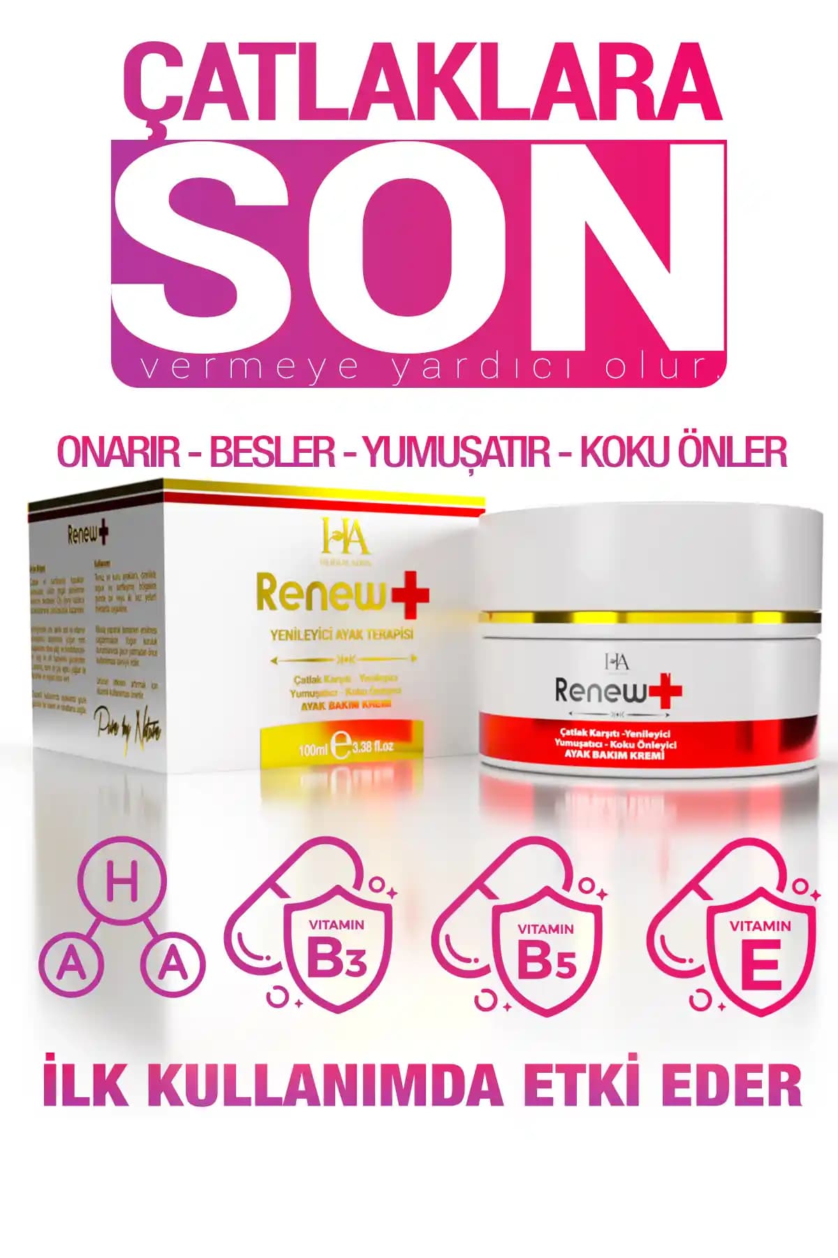 Herbaladen Ayak ve Topuk Çatlak Kremi: Doğal ve Güvenilir Ayak Bakım Ürünü