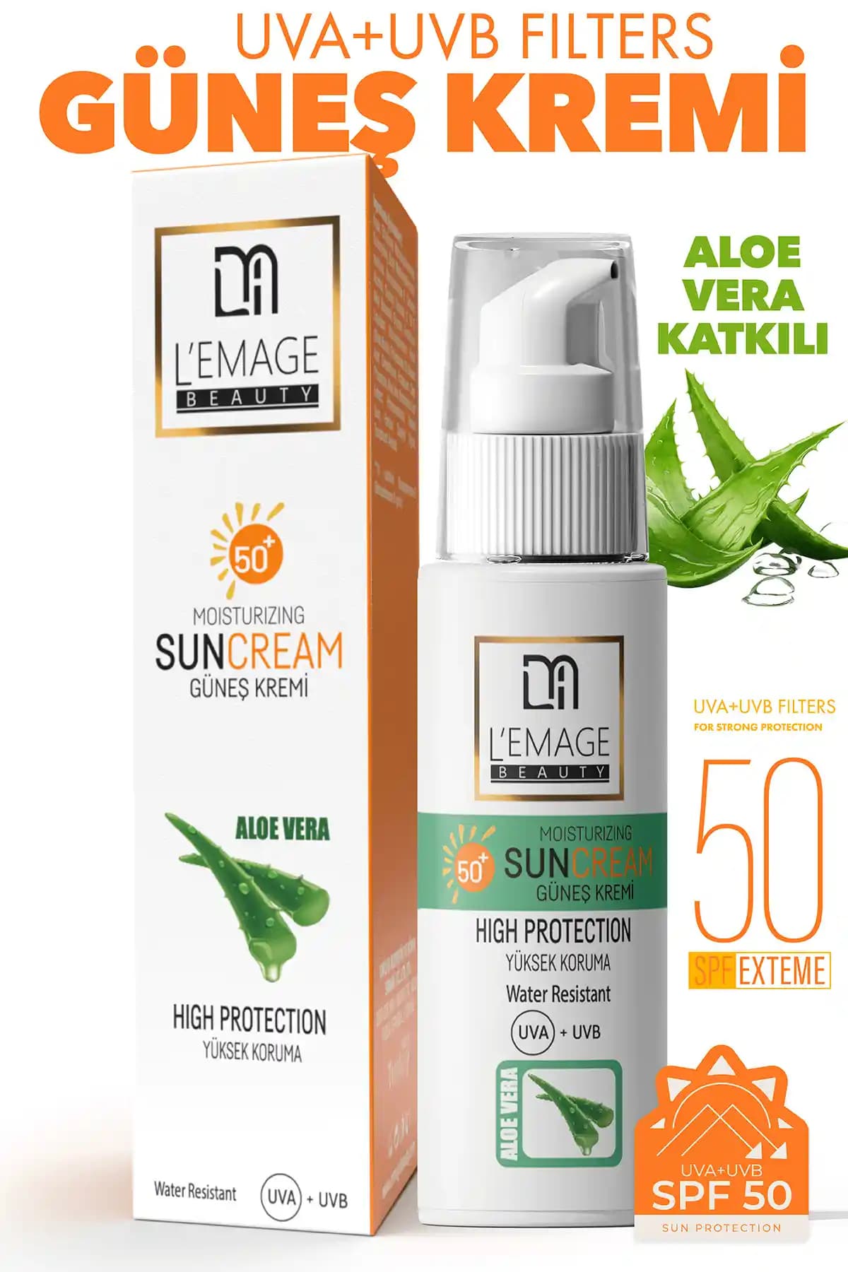 L'EMAGE BEAUTY Lemage SPF 50 Yüz ve Vücut Güneş Kremi: Yüksek Koruma ve Kullanım Kolaylığı
