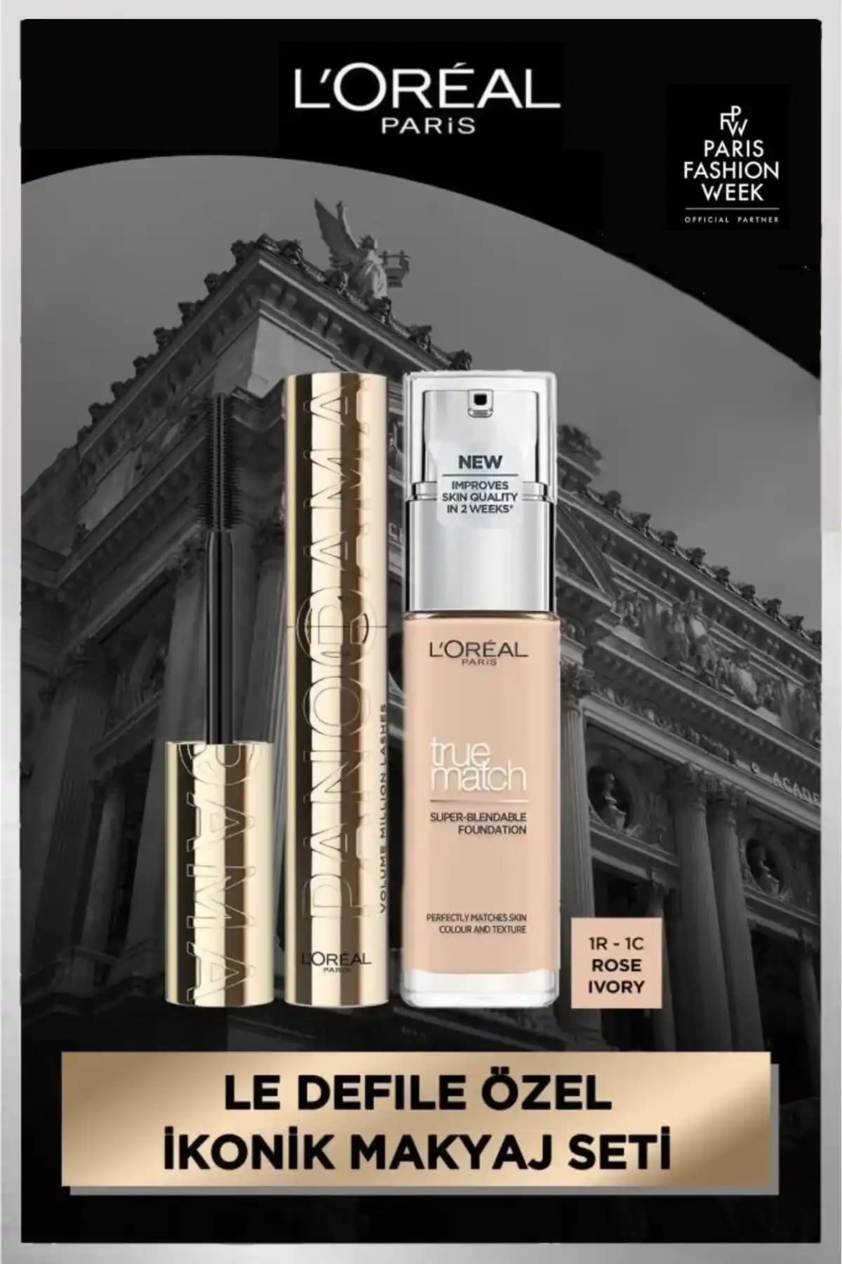 L'Oreal Paris Panorama Maskara ve True Match Fondöten Seti Güzellikte Yenilikçi Çözüm