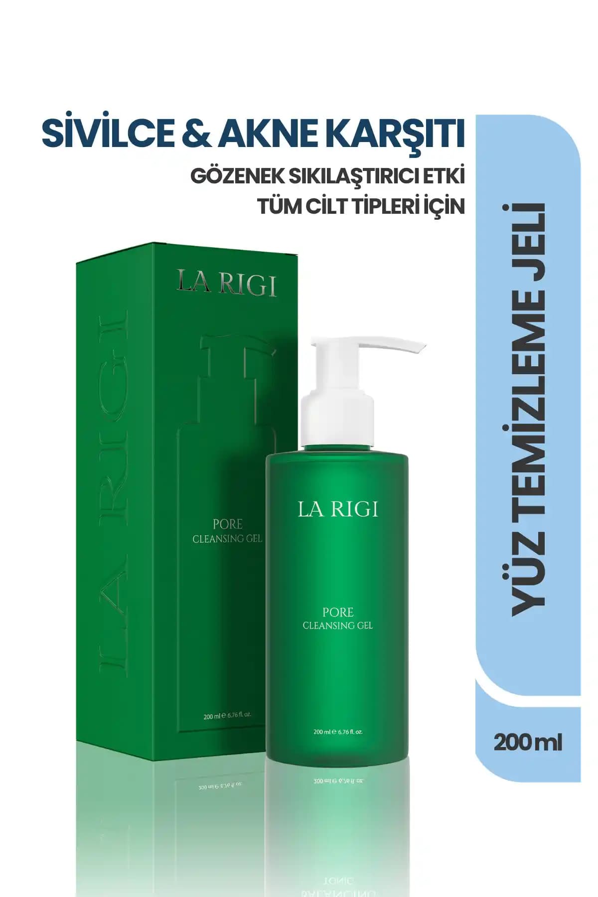 La Rigi Salatalık Özlü Temizleme Jeli: Paraben İçermeyen Doğal Cilt Temizliği Ürünü