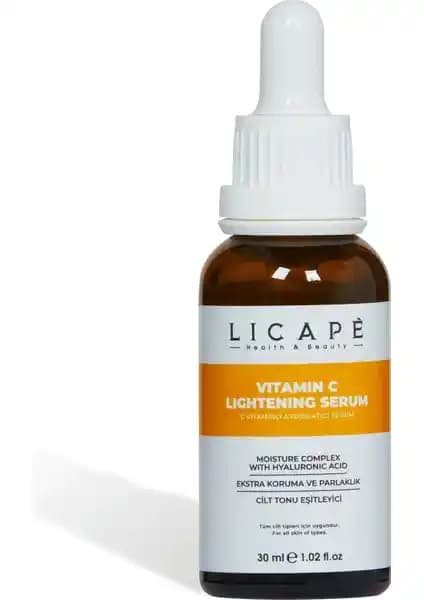 Licape C Vitamini İçeren Cilt Serumu: Yoğun Nem ve Parlaklık Sağlayan Güçlü Formül