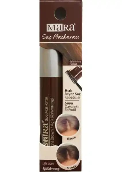 Mara Saç Maskarası Açık Kahve: Beyaz Saçları Hızlı ve Etkili Kapatan Pratik Çözüm