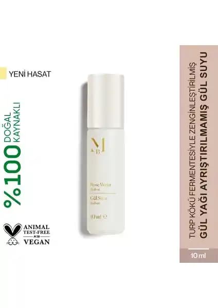 Misbahçe Pembe Kuvars Taşlı Gül Suyu Roll On 10 ml doğal cilt ferahlatıcı bakım ürünü