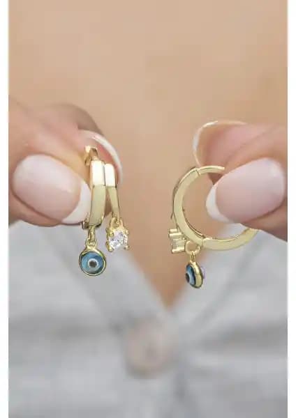 Nereze 925 Ayar Gümüş Nazar Boncuğu Halka Küpe Detaylı İnceleme ve Özellikleri