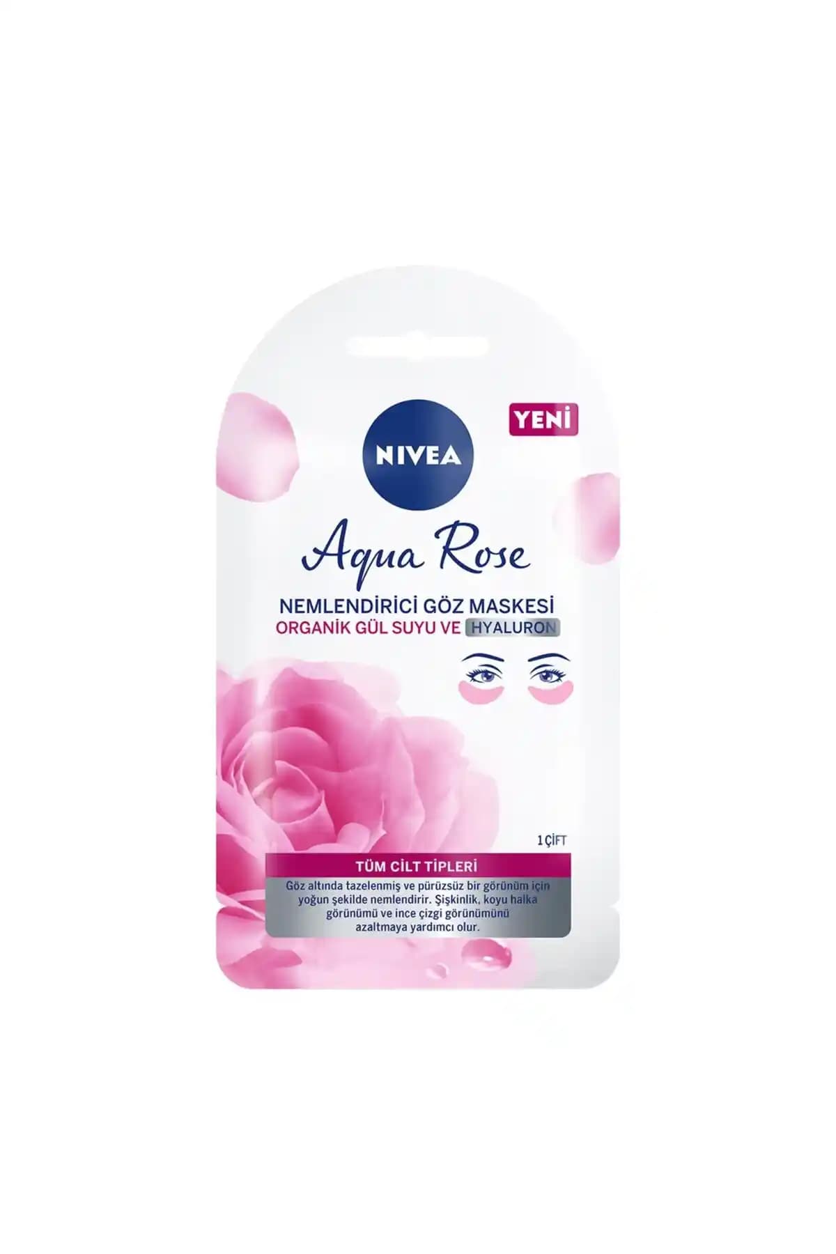 NIVEA Aqua Rose Hyaluron ve Organik Gül Suyu İçeren Nemlendirici Göz Maskesi Özellikleri ve Kullanım Rehberi