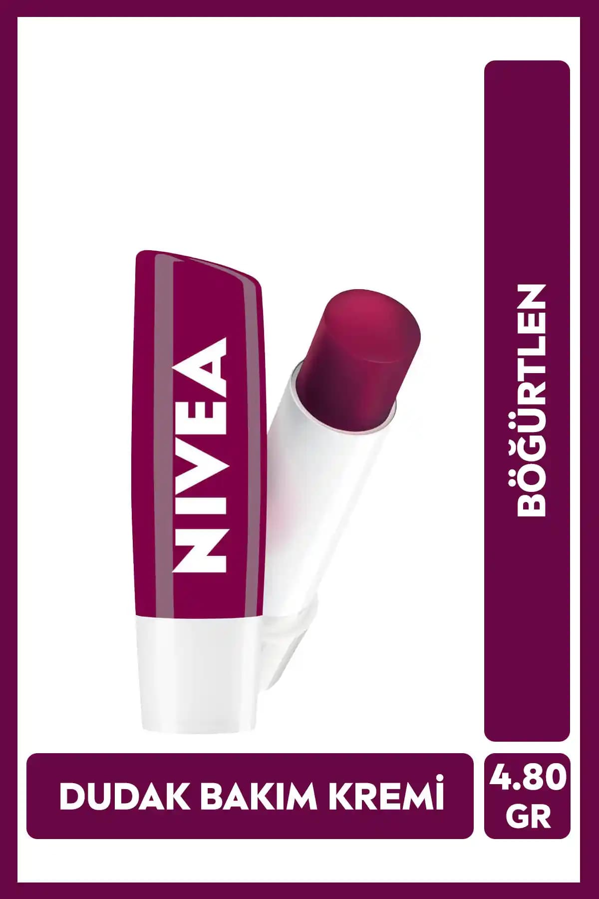 NIVEA Böğürtlen Renkli Dudak Bakım Kremi: Nem ve Doğal Renk Sağlayan Günlük Kullanım Ürünü